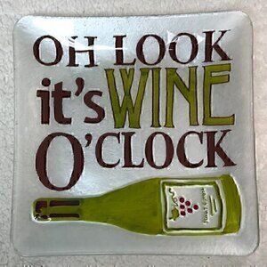 C.R. Gibson Wine Oh! Square Serving Platter